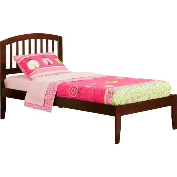Richmond Open Foot Bed, Antique Walnut - Twin Extra Large, Atlantic Furniture, Mfr#: AR8811004